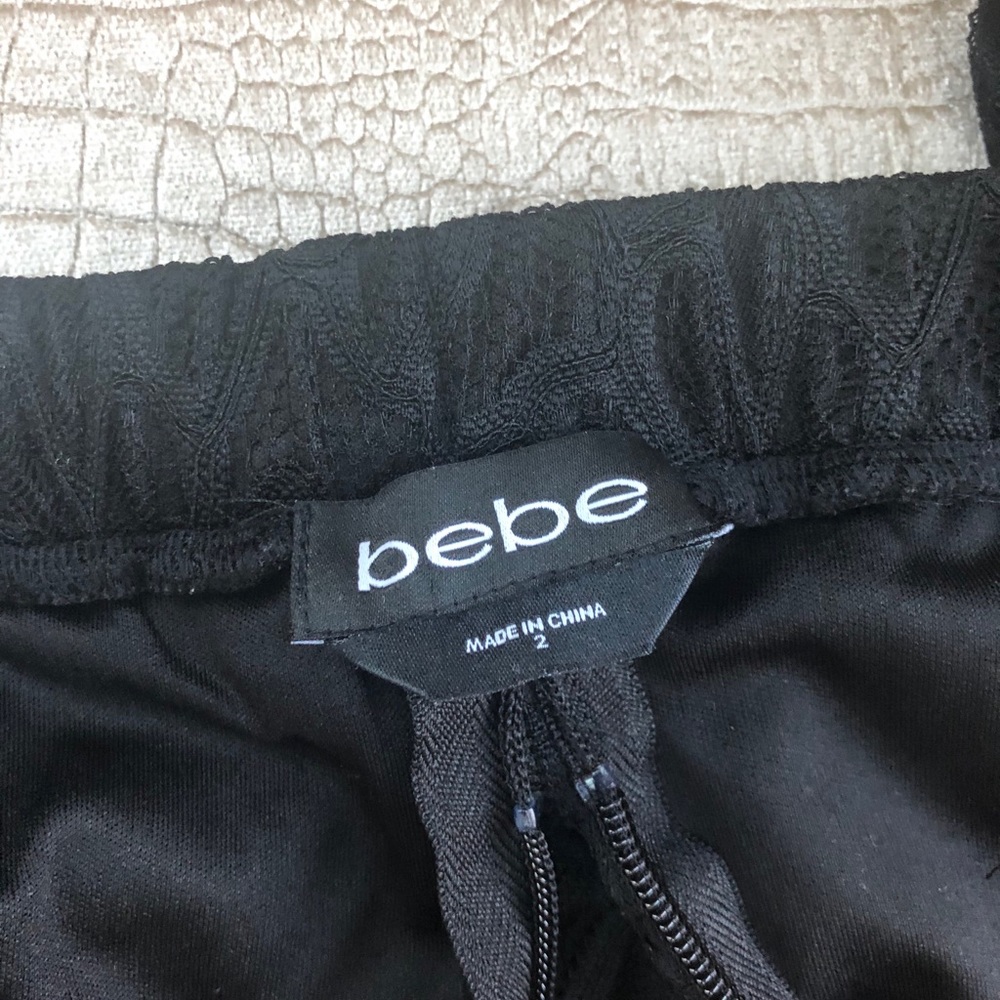 Bebe lace mini dress